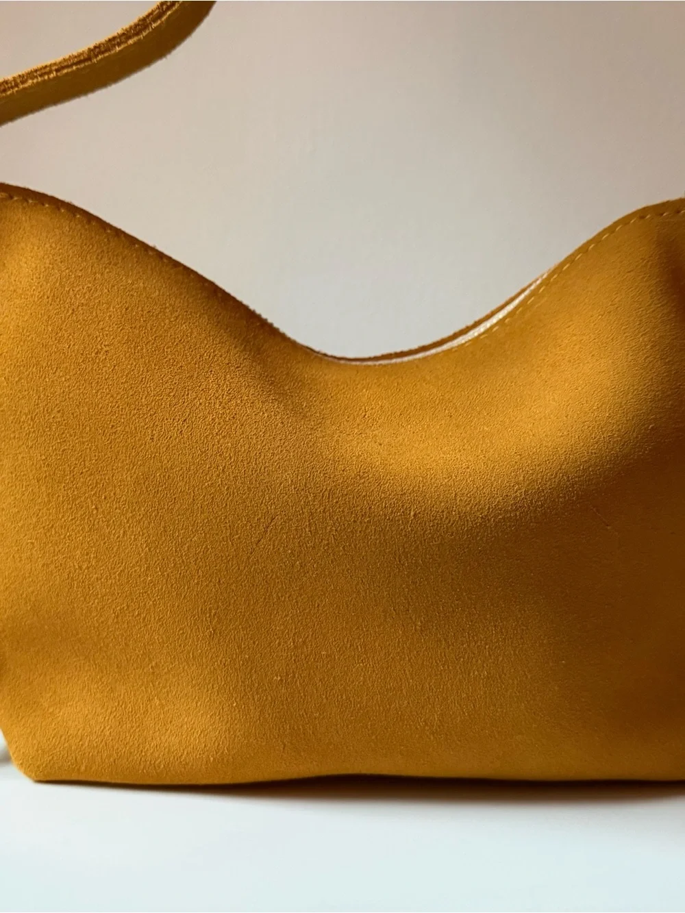 Portland Leather Slouchy Shoulder Bag Dijon